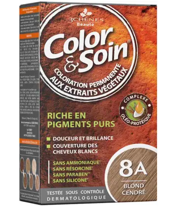 3CHENES COLOR SOIN BLOND CENDRE 8A – Image 4