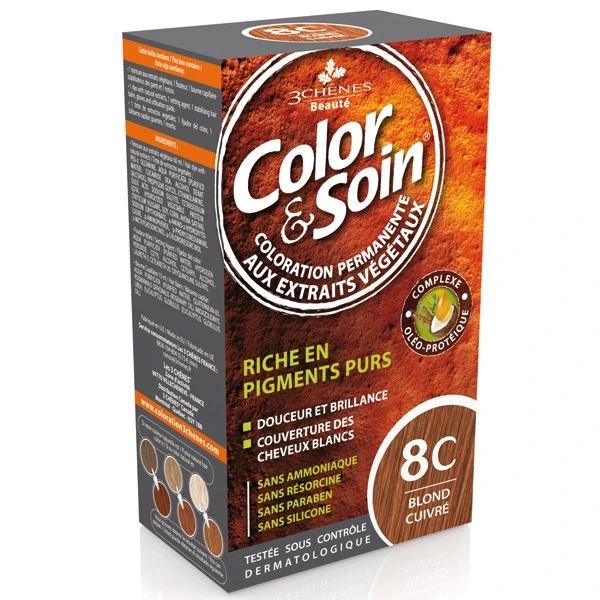 3CHENES COLOR SOIN BLOND CUIVRE 8C – Image 5