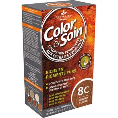 3CHENES COLOR SOIN BLOND CUIVRE 8C – Image 2
