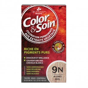 3CHENES COLOR SOIN BLOND MIEL 9N