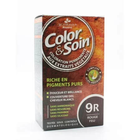 3CHENES COLOR SOIN ROUGE FEU 9R