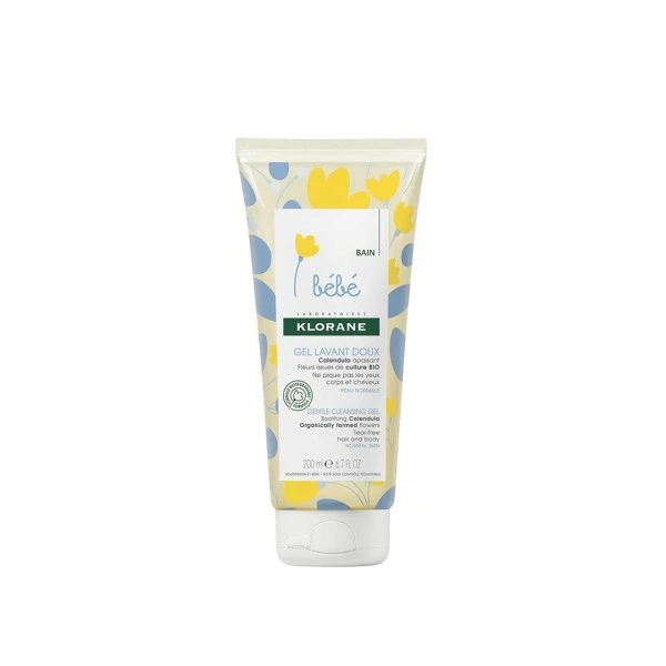 KLORANE BEBE GEL LAVANT CHX/CORPS 200ML – Image 3