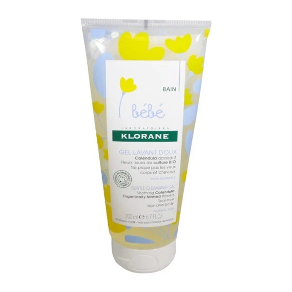 KLORANE BEBE GEL LAVANT CHX/CORPS 200ML