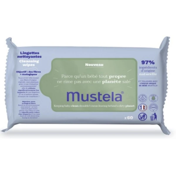 MUSTELA LINGETTES NETTOYANTES B/60 – Image 3
