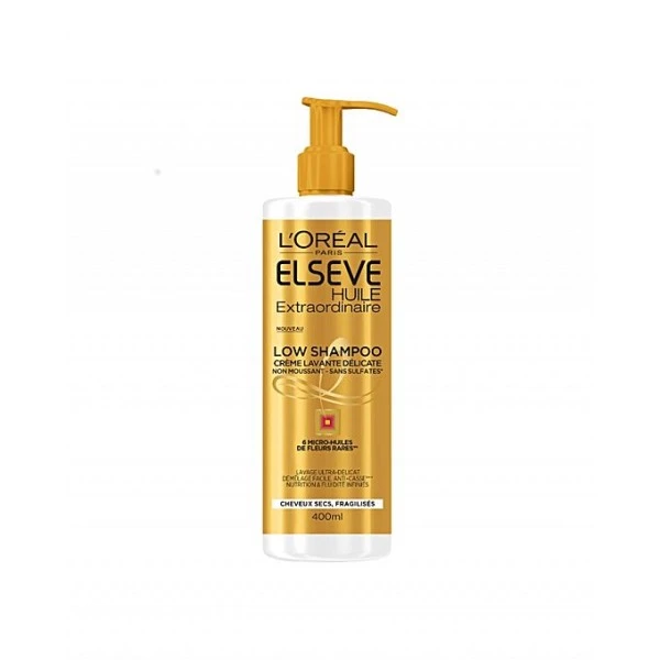 ELSEVE LOW SHAMPOO HUILE EXTRAORDINAIRE 400ML