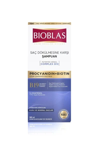 BIOBLAS SHAMP PROCYANIDIN BIOTIN 360ML – Image 2