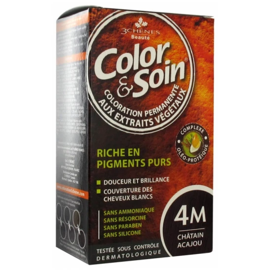 3CHENES COLOR SOIN CHATAIN ACAJOU 4M – Image 3