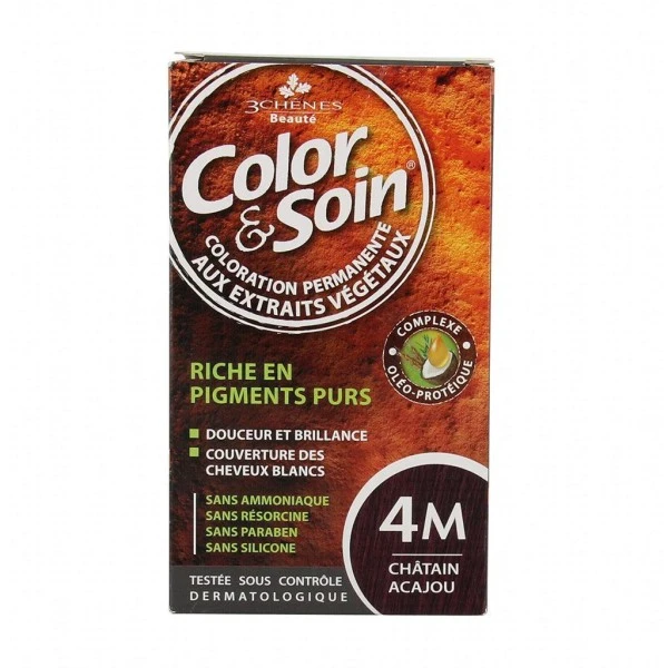 3CHENES COLOR SOIN CHATAIN ACAJOU 4M – Image 5
