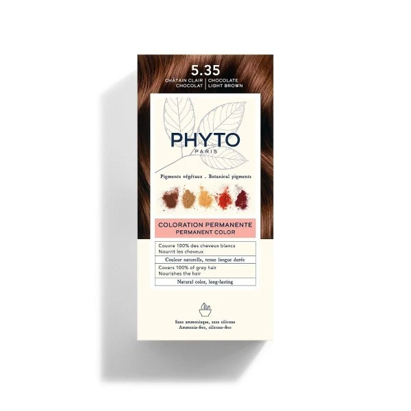 PHYTOCOLOR 5.35 CHATIN CLAIR CHOCOLAT – Image 5