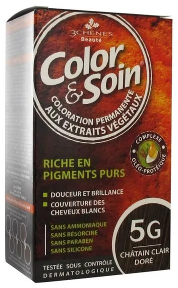 3CHENES COLOR SOIN CHATAIN CLAIR DORE 5G