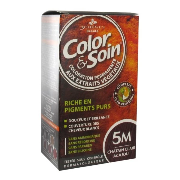 3CHENES COLOR SOIN CHATAIN CLAIR ACAJOU 5M – Image 2