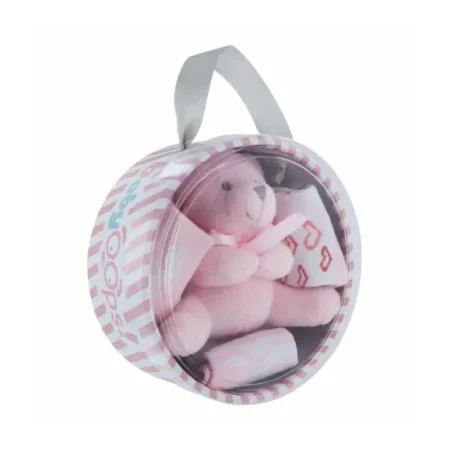BABYOOPS KIT OURSON BLEU/ROSE