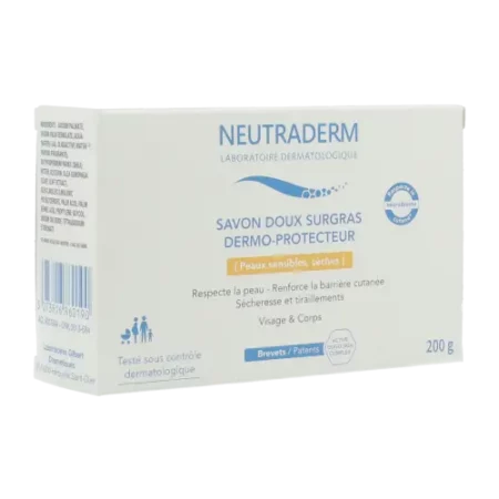 NEUTRADERM SAVON DOUX SURGRAS DERMO-PROTECTECTEUR 200G