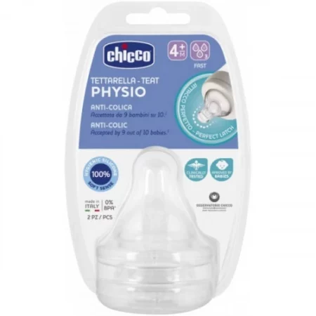 CHICCO TET PERFECT 4M+ MEDIUM LOT DE 2 2219