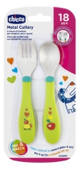 CHICCO SET DE TABLE INOX 18M+
