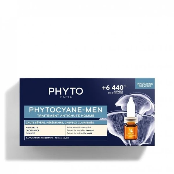 PHYTOCYANE CHUTE SEVERE HOMME 12X3.5ML – Image 4