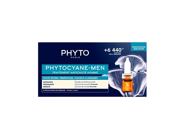 PHYTOCYANE CHUTE SEVERE HOMME 12X3.5ML – Image 5