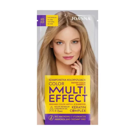 JOANNA MULTI EFFECT COLOR SHAMPOO 02 PEARLY BLOND 35G