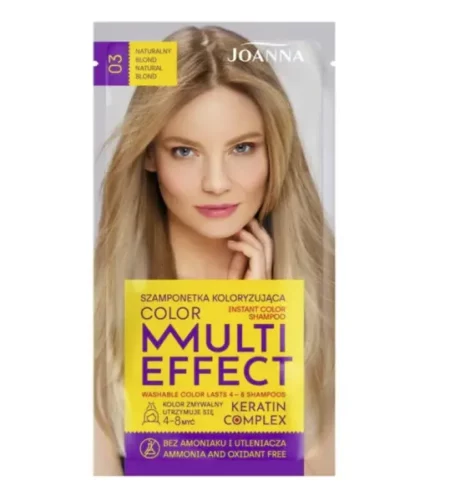 JOANNA MULTI EFFECT COLOR SHAMPOO 03 NATURAL BLOND 35G