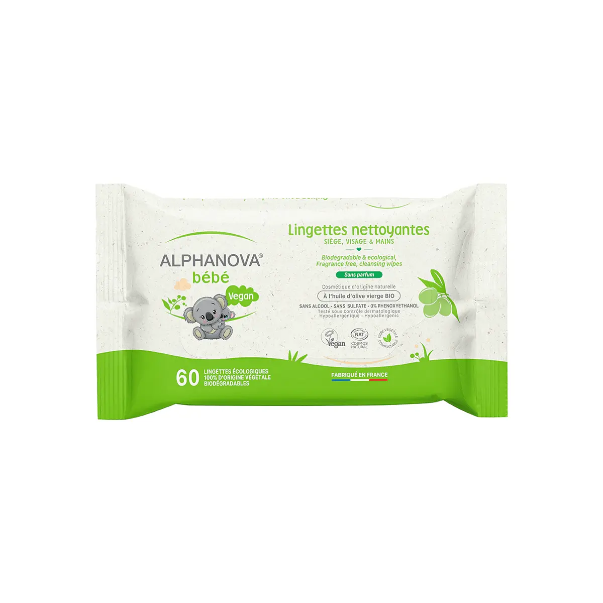 ALPHANOVA LINGETTES PARFUMEES B/60 – Image 2