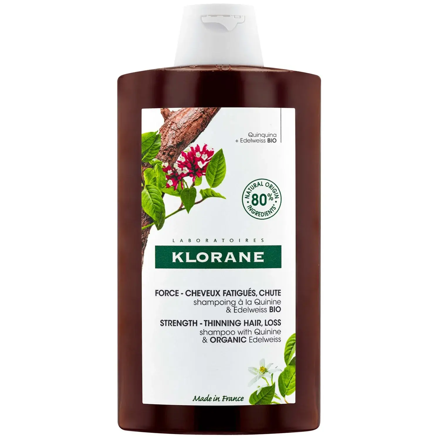 KLORANE SHAMP QUININE 400ML – Image 3