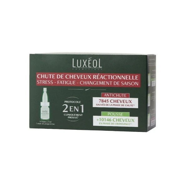 LUXEOL CHUTE DE CHX REACTIONNELLE 2EN1 AMP B/14 – Image 3