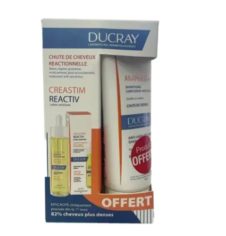 DUCRAY DUO CREASTIM REACTIV LOTION +SHAMP 100ML GR