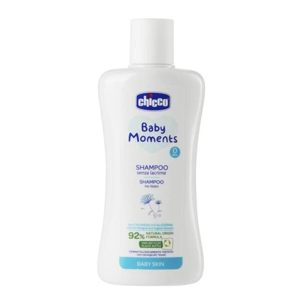 CHICCO BABY MOMENTS BAIN SHAMP 200ML 8418 – Image 3