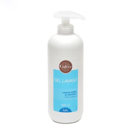 GIFRER GEL LAVANT CHX ET CORPS BEBE 500ML