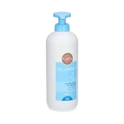 GIFRER GEL LAVANT CHX ET CORPS BEBE 500ML – Image 4
