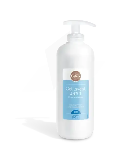 GIFRER GEL LAVANT CHX ET CORPS BEBE 500ML – Image 5