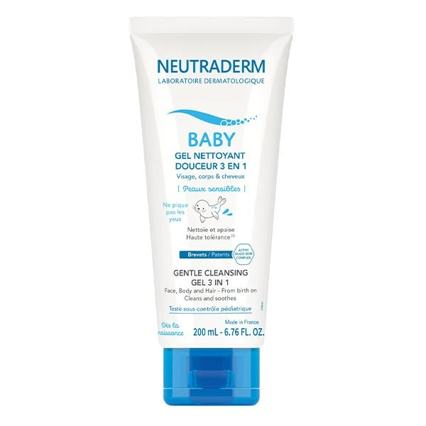 NEUTRADERM BABY GEL NETT DOUCEUR 3EN1 200ML – Image 2