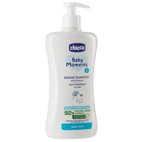 CHICCO BABY MOMENTS SHAMP CHX ET CORPS 500ML – Image 2