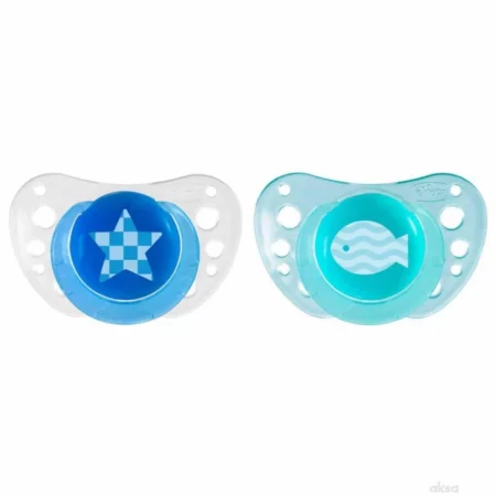 CHICCO SUCETTE PHYSIO AIR BLEU 6-16M 2PCS 8778