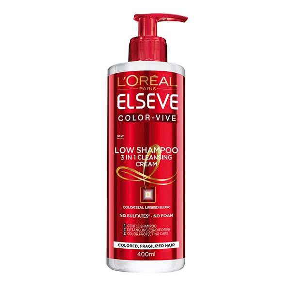 ELSEVE LOW SHAMPOO COLOR VIVE 400ML – Image 2