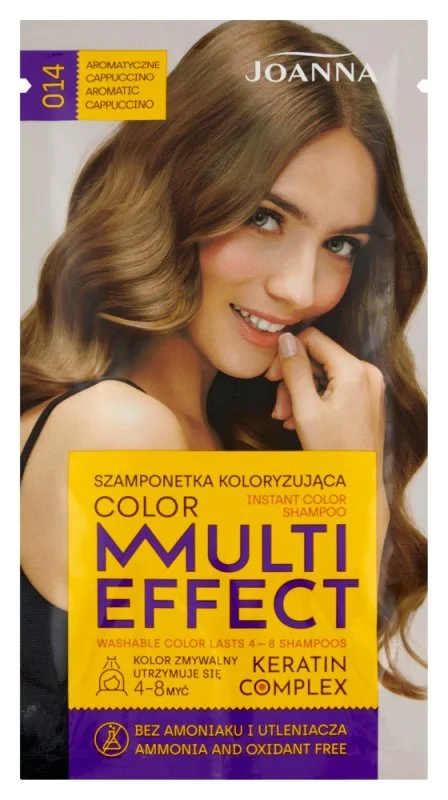 JOANNA MULTI EFFECT COLOR SHAMPOO 010 CHESTNUT BROWN 35G – Image 2