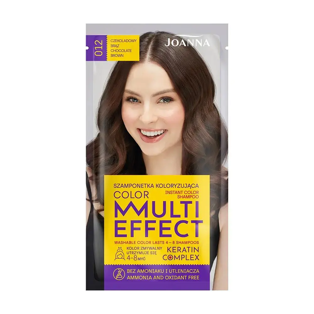 JOANNA MULTI EFFECT COLOR SHAMPOO 010 CHESTNUT BROWN 35G