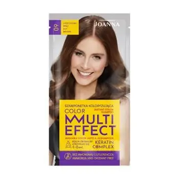 JOANNA MULTI EFFECT COLOR SHAMPOO 09 NUT BROWN 35G