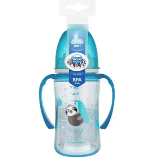 CANPOL TASSE ANTIDEVERSEMENT 6M+ BLEU 240ML 35/208