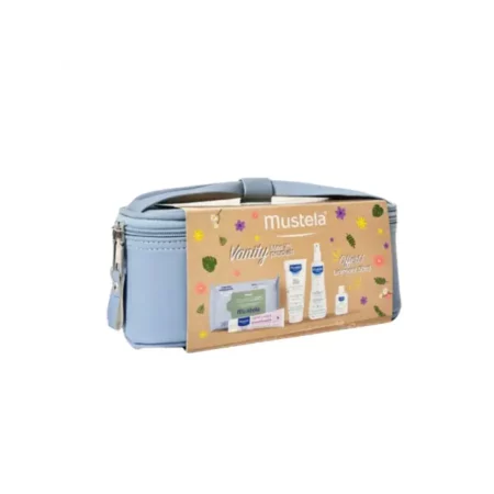 MUSTELA TROUSSE VANITY BLEU MES 1ERS PRODUITS BEBE (LINIMENT 50ML GR)