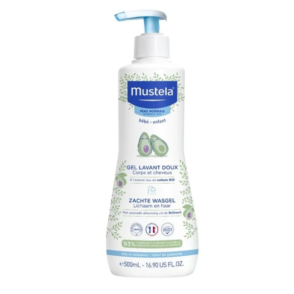 MUSTELA GEL LAVANT DOUX CHX ET CORPS 500ML – Image 4