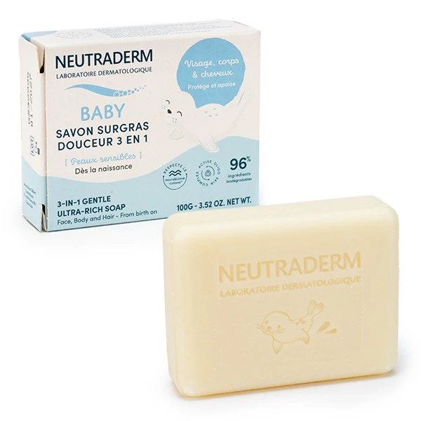 NEUTRADERM BABY SAVON SURGRAS DUCEUR 100G