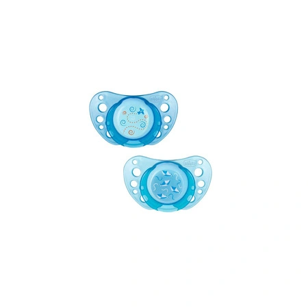 CHICCO SUCETTE PHYSIO AIR BLEU 16-36M 2PCS 8808 – Image 2