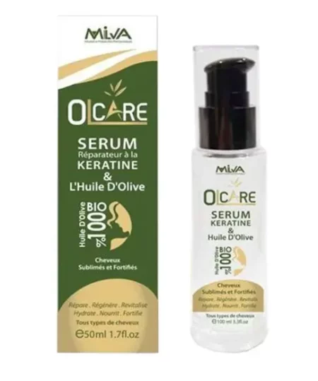 MILVA OLCARE SERUM A LA KERATINE ET L'HUILE D'OLIVE 50ML