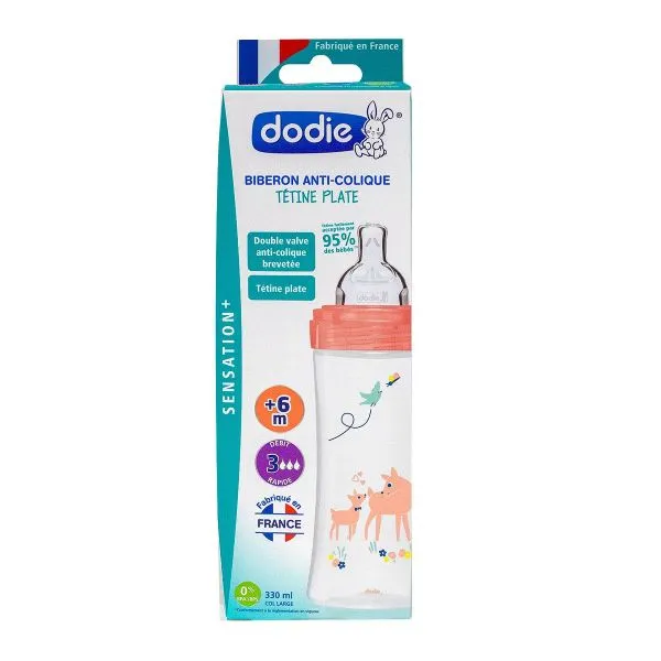 DODIE BIB SENSATION+ 6M JARDIN 330ML 61557