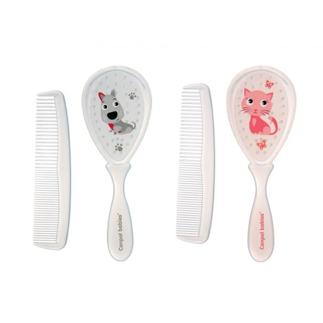 CANPOL SET BROSSE PEIGNE TEDDY 2/419