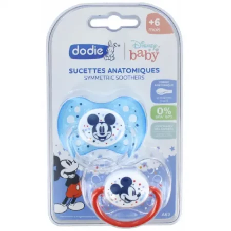 DODIE SUCETTE ANATOMIQUE DUO MICKEY NUIT +6M 44121