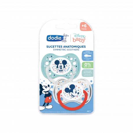 DODIE SUCETTE ANATOMIQUE DUO MICKEY NUIT +6M 44121 – Image 2