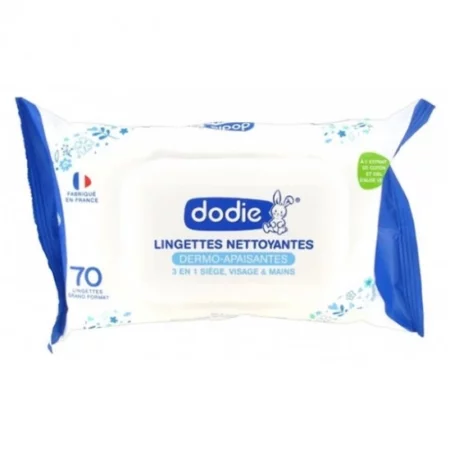 DODIE LINGETTES NETTOYANTES DERMO-APAISANTES B/70 54587