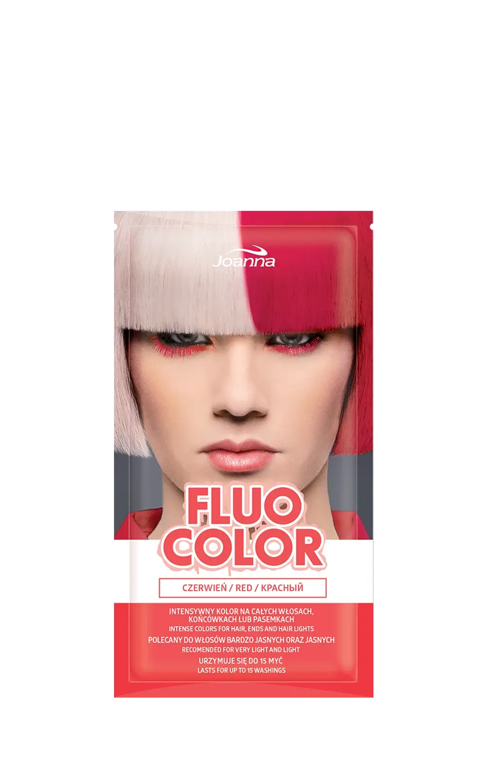 JOANNA COLORING SHAMP FLUO COLOR RED 35G